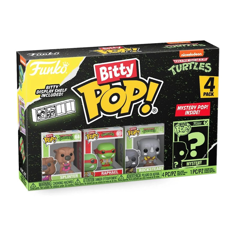 Funko Bitty Pop! Tv: Teenage Mutant Ninja Turtle - Splinter 4pk - دمية